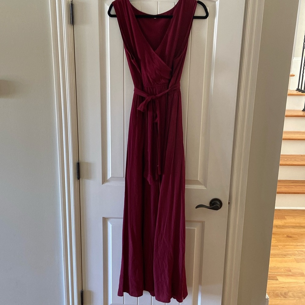 Red, Satin Dress!